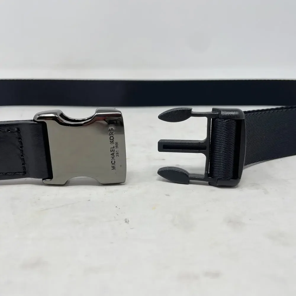 Michael Kors Black & Silver Belt Size Medium